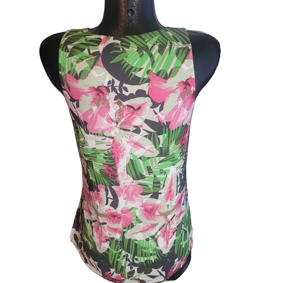 Camber & Grace Floral Sleeveless Top S - Picture 5 of 6